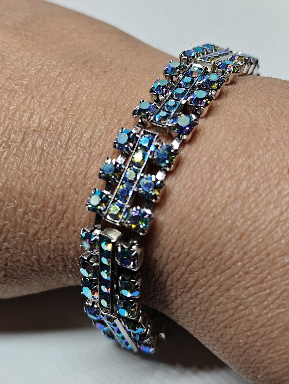 Vintage 60s Austrian Crystals Bracelet